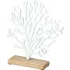 Koraal metaal op voet 24x6x27cm | Home & Styling