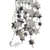 Kralenslinger ster L270cm zilver | Decoris