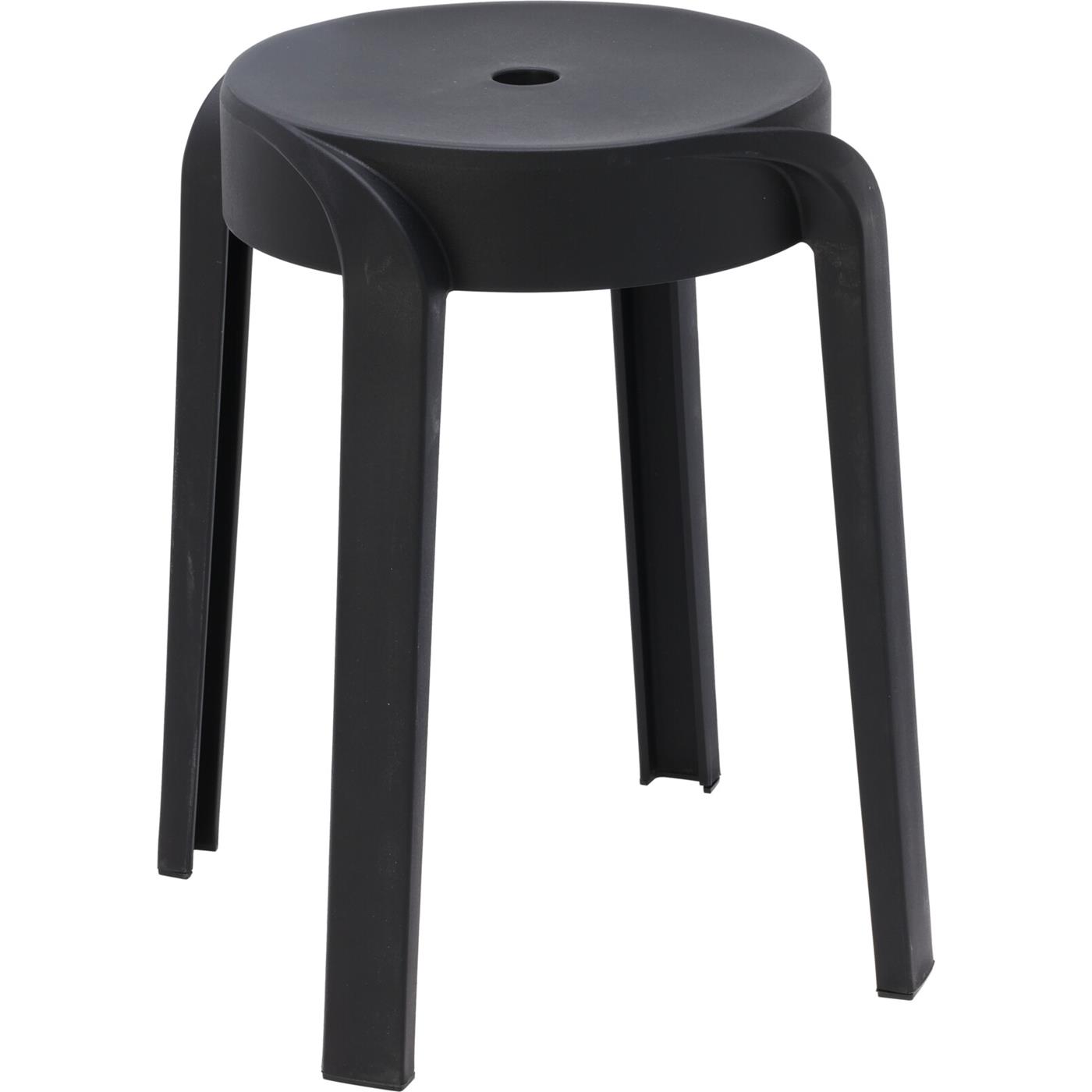 Kruk stapelbaar zwart | Home & Styling