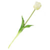 Kunst Tulp open real touch wit/groen | Homebound