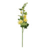 Kunstbloem Alcea geel L |