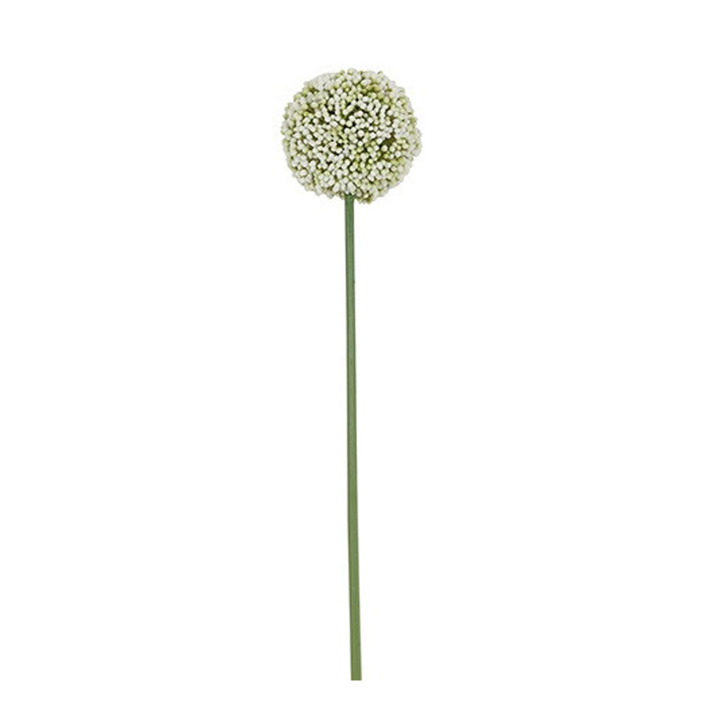 Kunstbloem Allium wit S |
