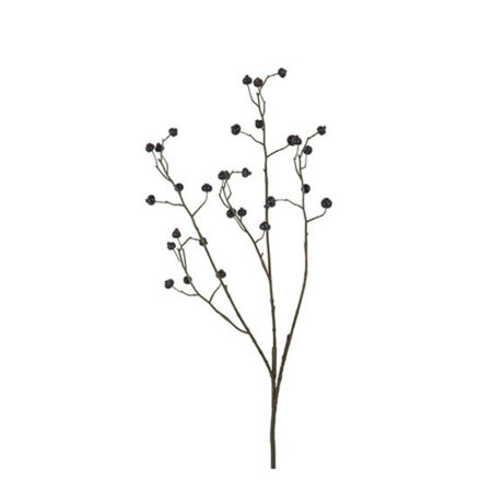 Kunstbloem Bes ilex zwarten open S |