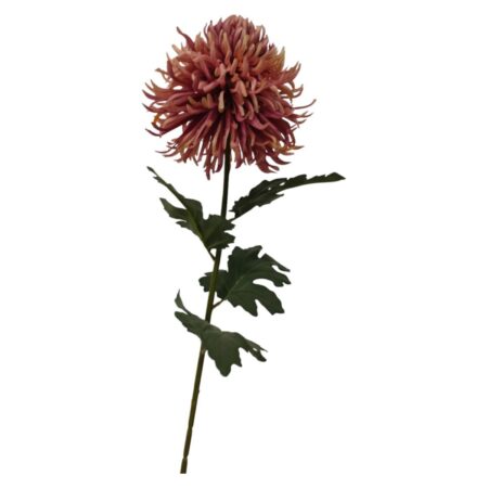Kunstbloem Chrysant oranje 91x18x18cm | Mansion atmosphere