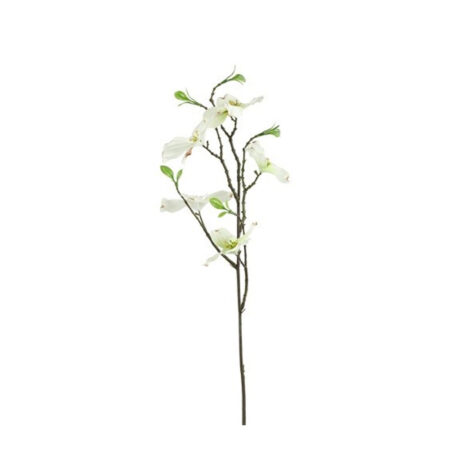 Kunstbloem Cornus wit S |