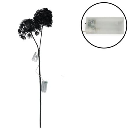 Kunstbloem Heracleum Countryfield Led Zwart 75 Cm |