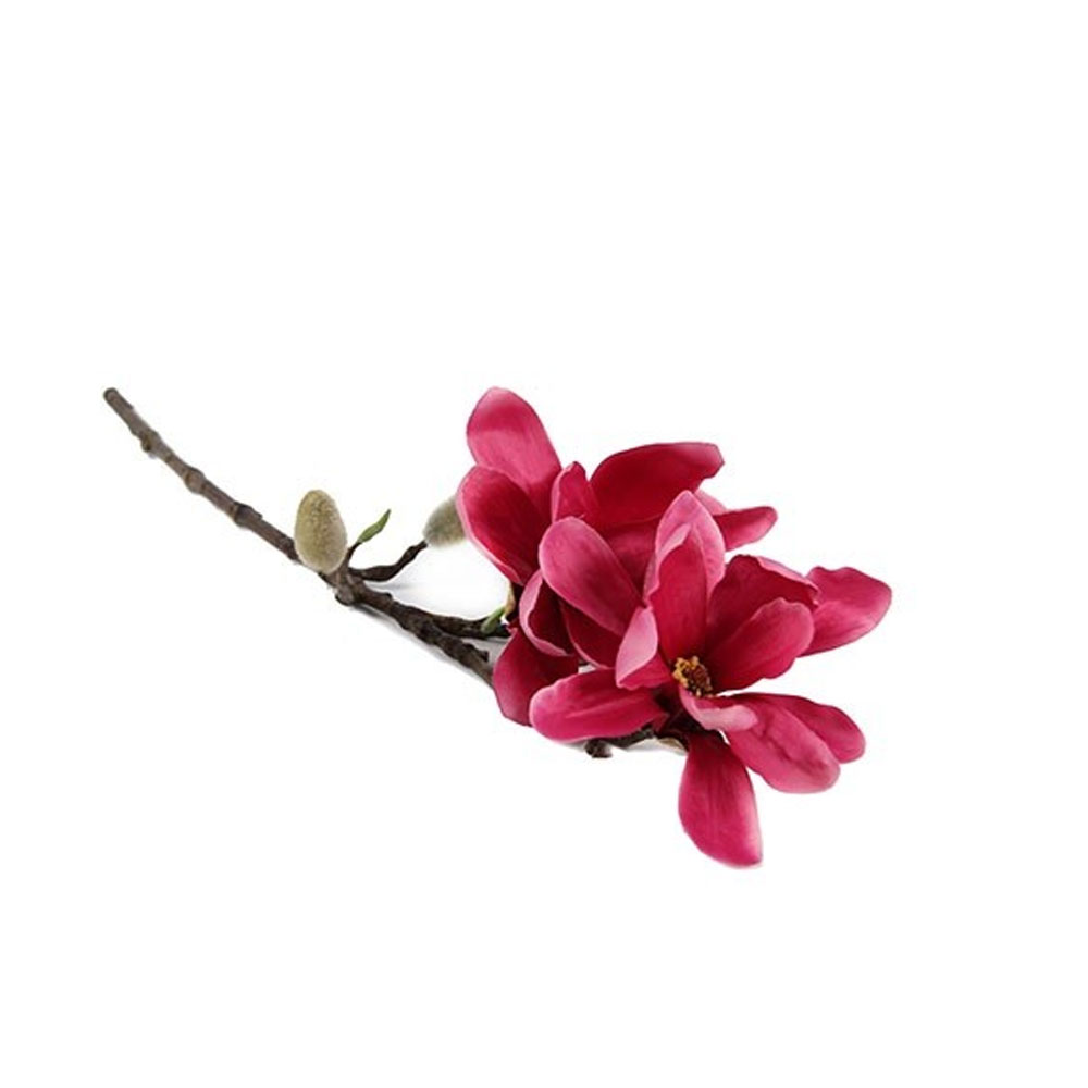 Kunstbloem Magnolia Chayca Fuchsia S | Countryfield