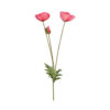 Kunstbloem Papaver Donker Roze | Countryfield