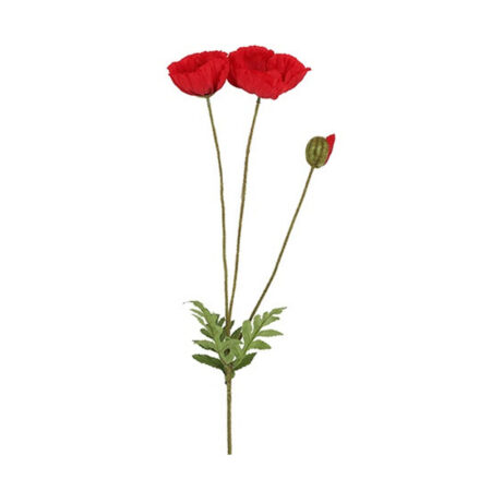 Kunstbloem Papaver Rood | Countryfield