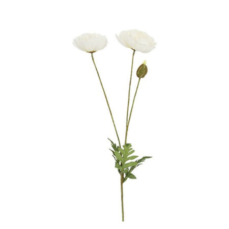 Kunstbloem Papaver Wit |
