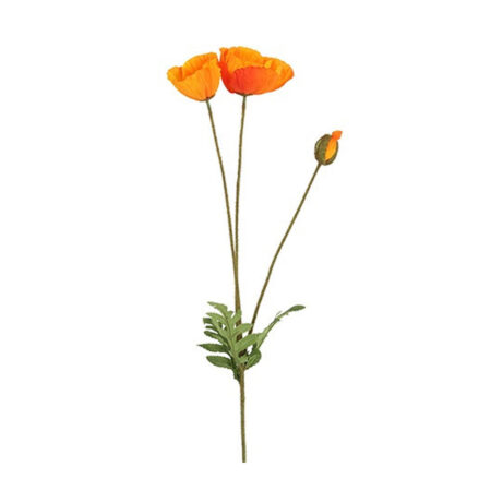Kunstbloem Papaver oranje | Countryfield