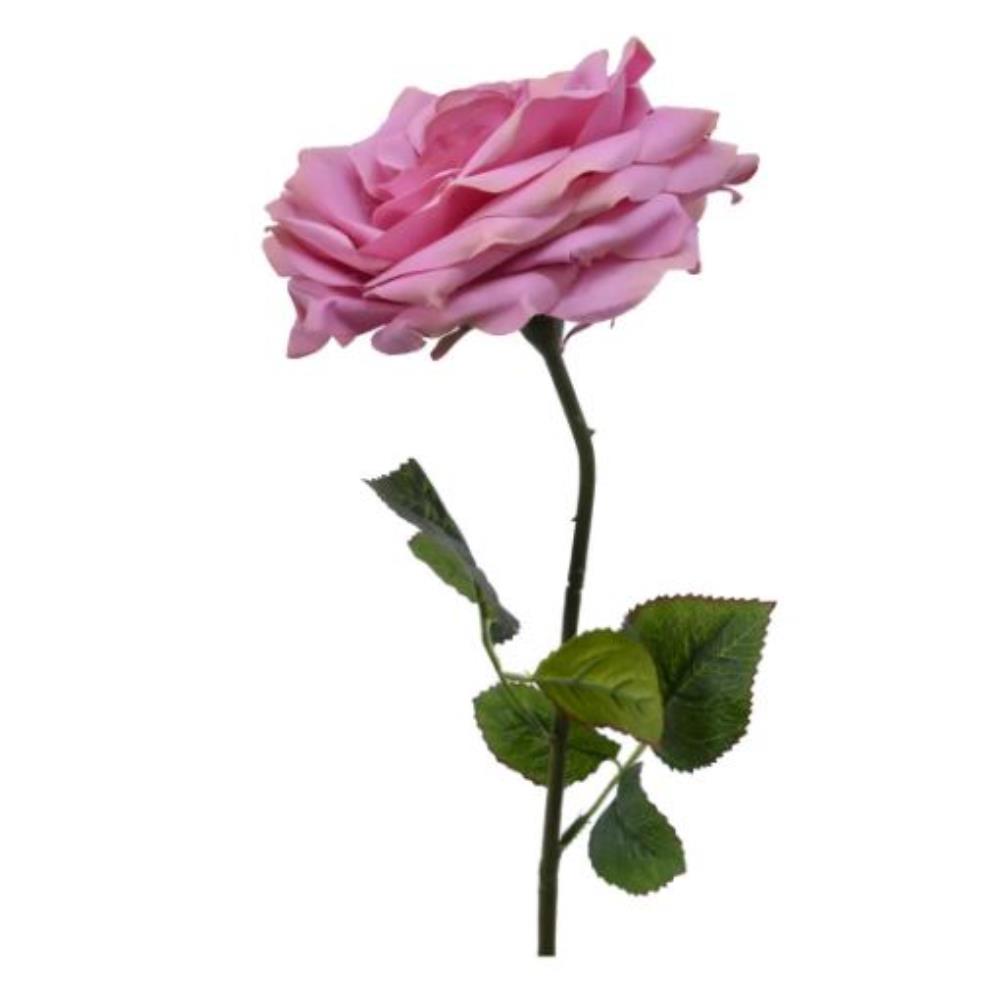 Kunstbloem Roos polyester 53cm | Decoris