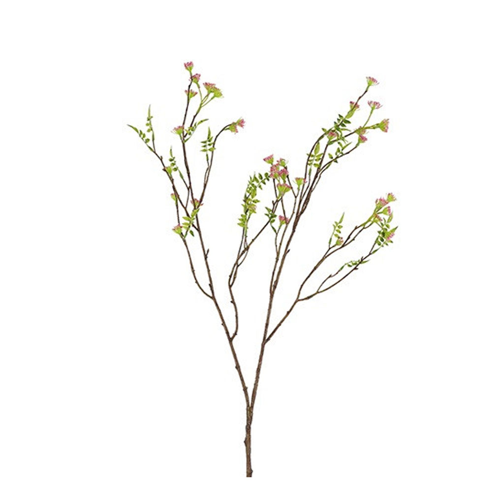 Kunstbloem Sambucus XL Donker roze |