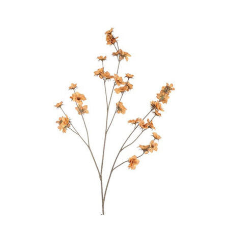 Kunstbloem Zinnia lichtbruin | Countryfield