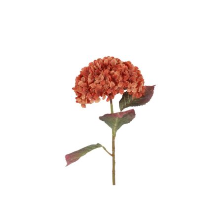 Kunstbloem hydrangea L oranje | Countryfield