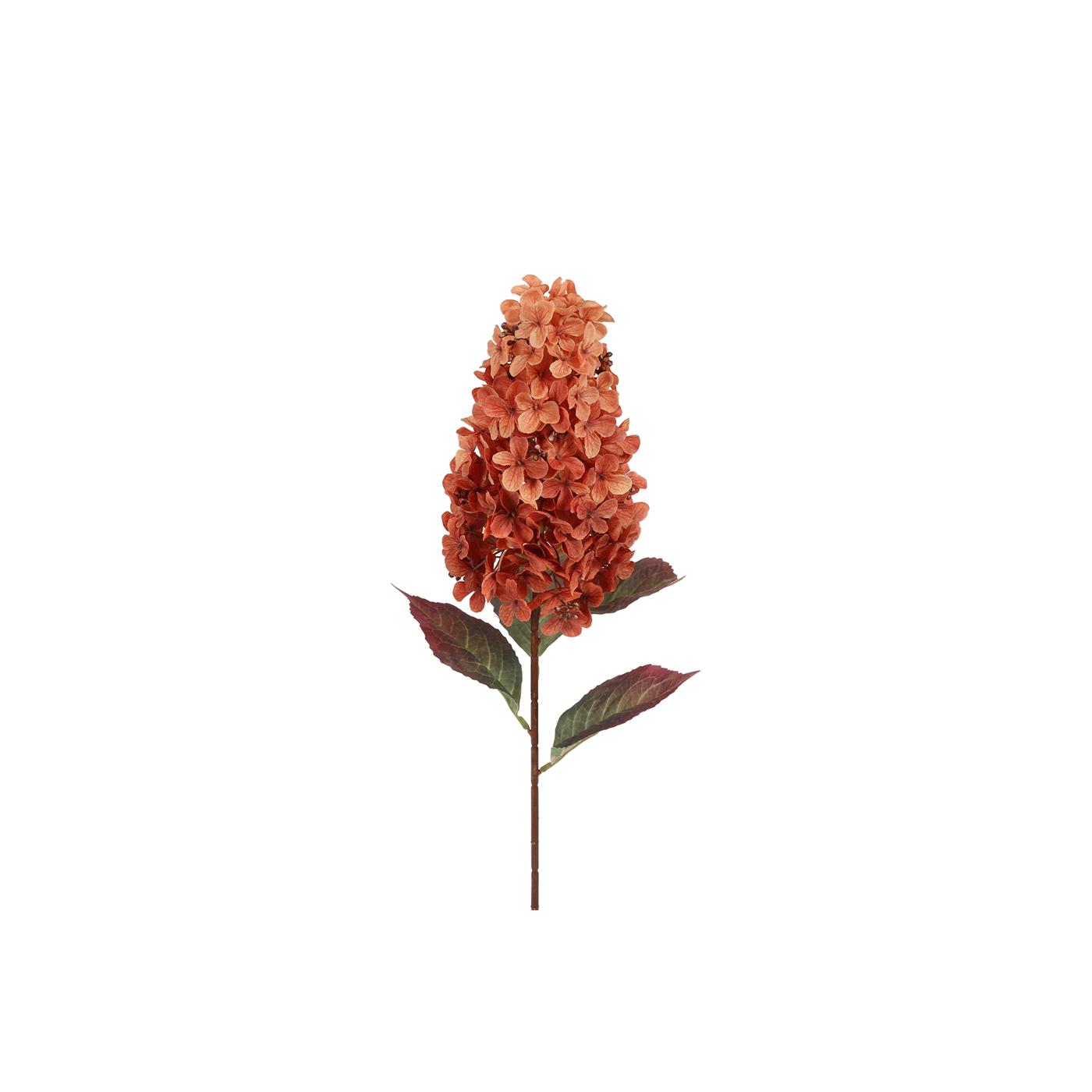 Kunstbloem paniculata hydrangea oranje | Countryfield