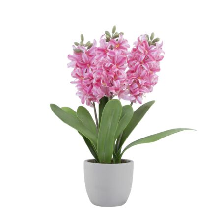 Kunstbloemen hyacint roze 28xH41cm | Mansion Atmosphere