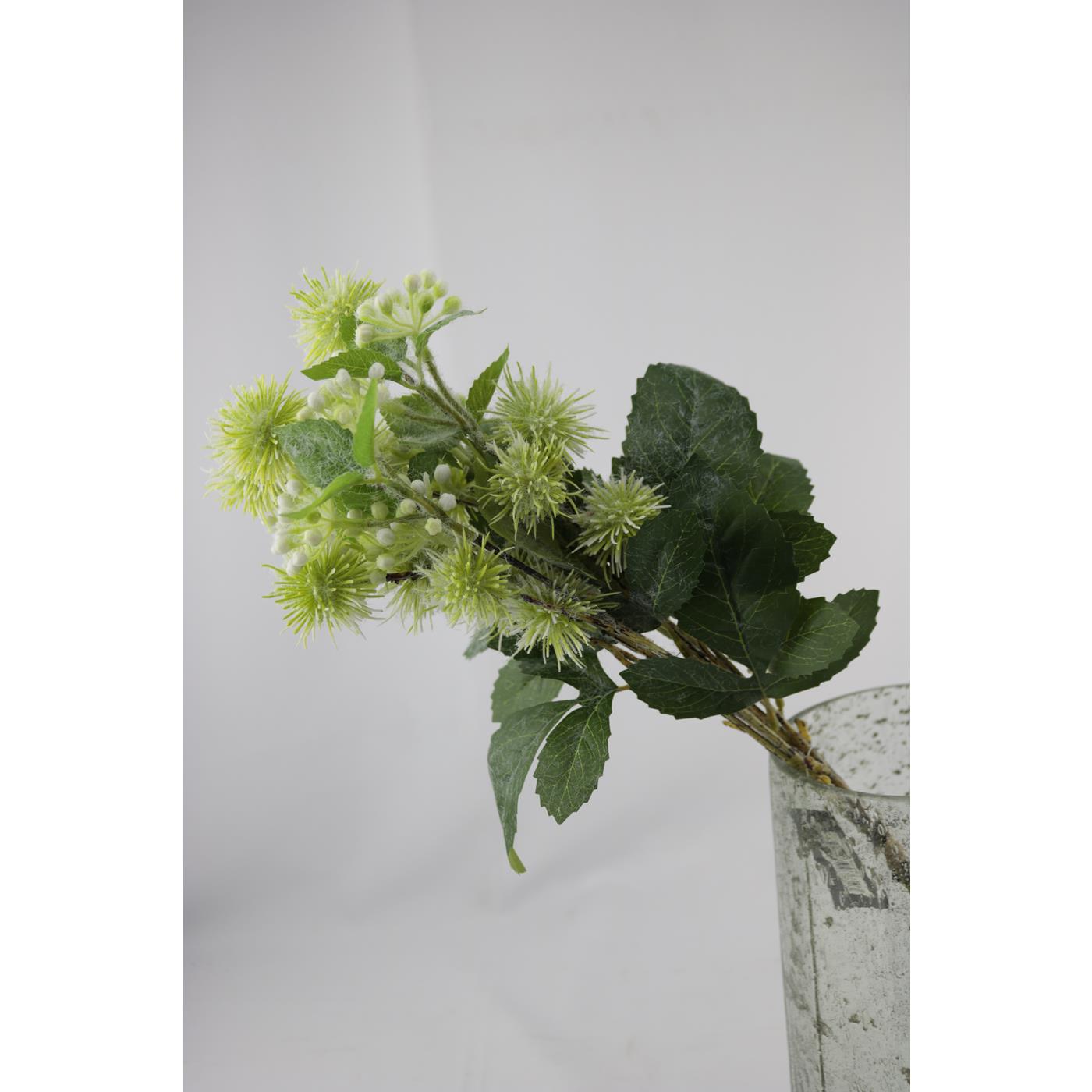 Kunstboeket scallion ball wit 3 stelen | Mansion Atmosphere
