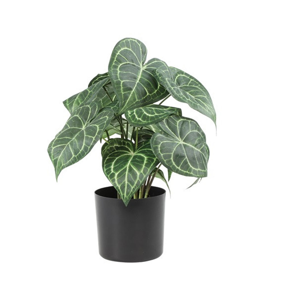 Kunstplant Arthurium Groen L |