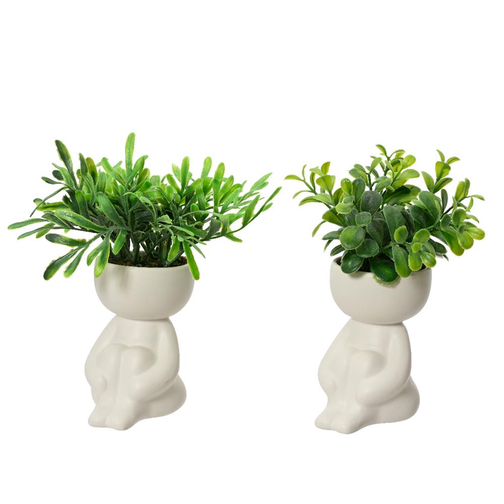 Kunstplant in pot lichaam h16cm | Decoris