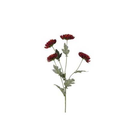 Kunsttak Chrysanthemum bruin 20xH83