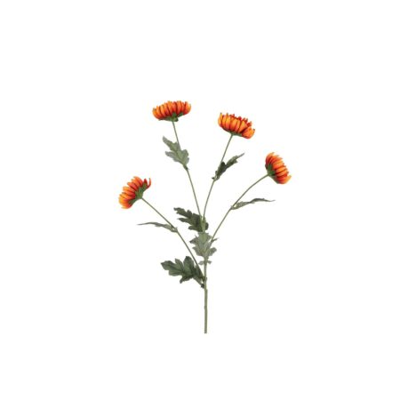 Kunsttak Chrysanthemum oranje 20xH83