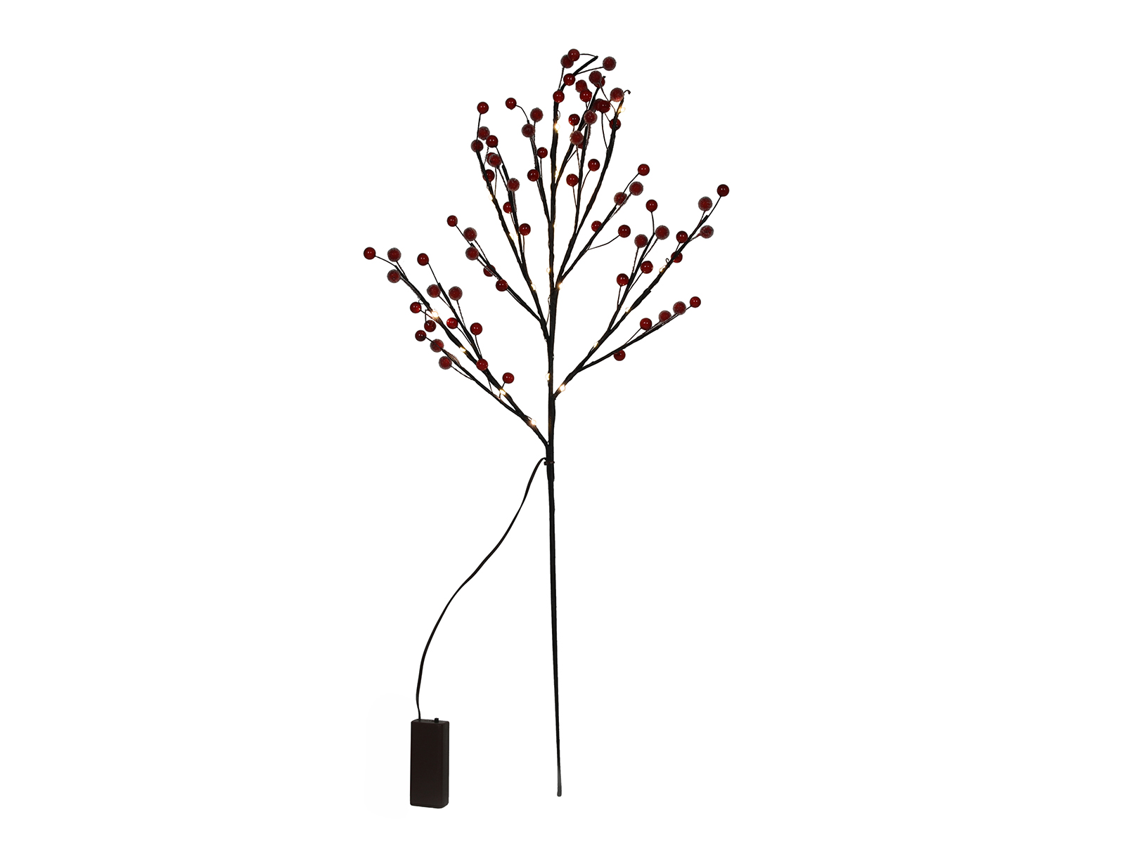 Kunsttak 'frosted berry' 20LED 75cm | Svenska Living