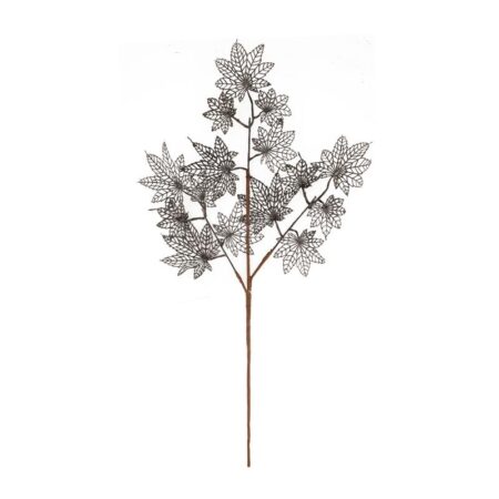 Kunsttak esdoorn blad L75cm Zwart | Naturel Collections