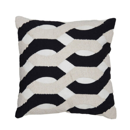 Kussen Bendigo Beige goud zwart 45x45cm | Light & Living