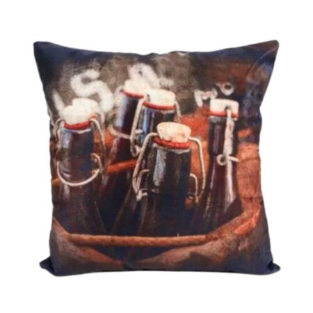 Kussen Bottles Velvet 40 X 40 Cm |