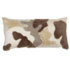 Kussen Cetuno creme donkerbruin 60x30 | Light & Living