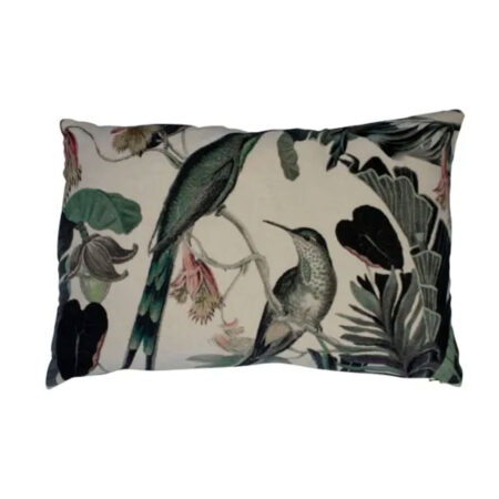 Kussen Fluweel exotisch honing vogel 40x60 | B Living