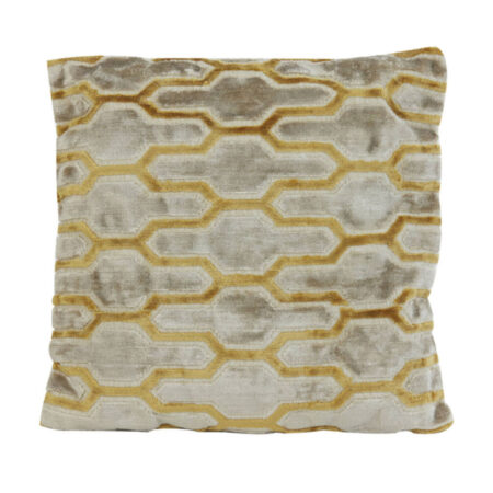 Kussen Jembana zand okergeel 45x45 | Light & Living