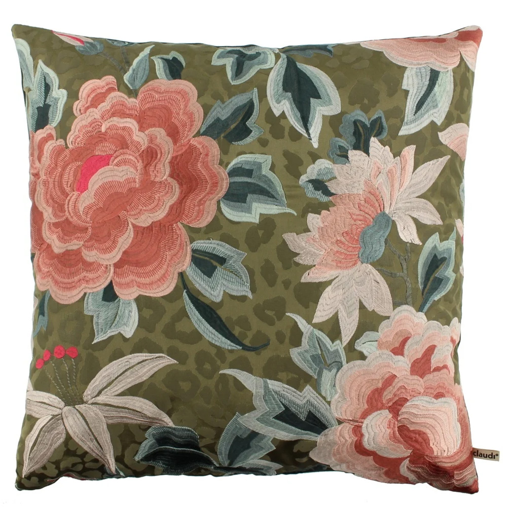 Kussen Lavinny Exclusive Rose Green 30x45 cm | Claudi