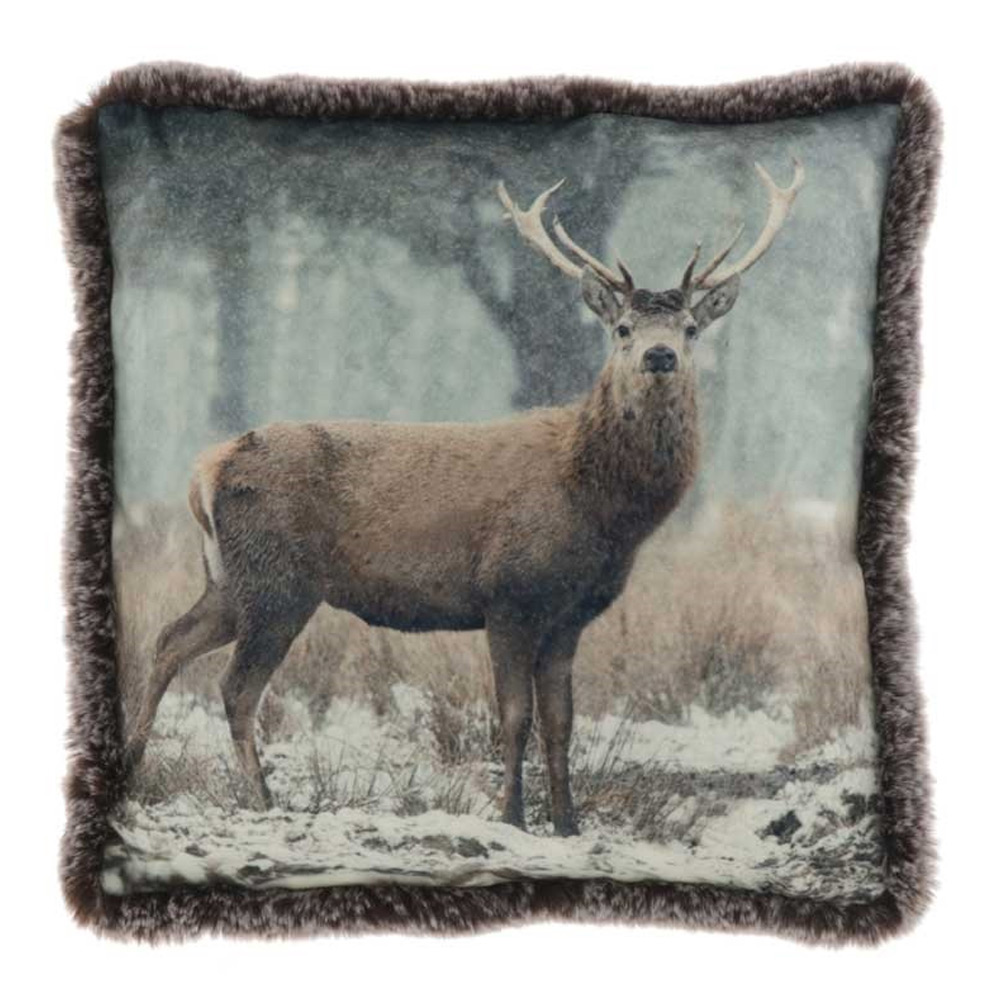 Kussen Reindeer Print Dessin 2 |