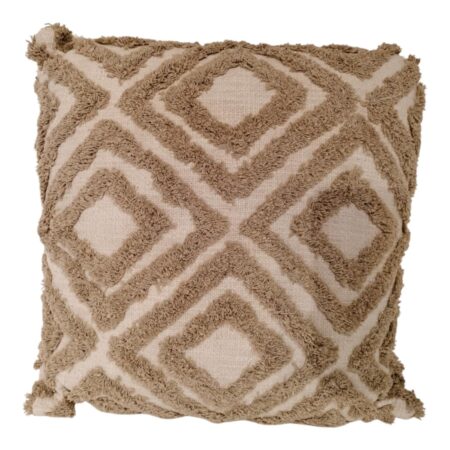 Kussen Siziano naturel/wit 45x45cm | Mansion Atmosphere