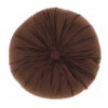Kussen Tatum rond Bison Brown |