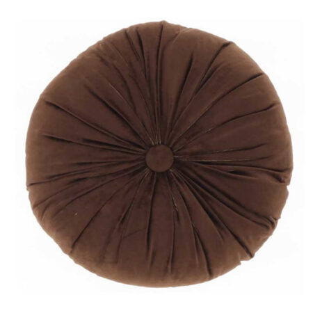 Kussen Tatum rond Bison Brown |