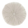 Kussen Tatum rond Dove White |