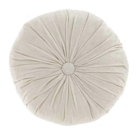 Kussen Tatum rond Dove White |