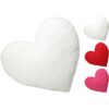 Kussen hart 35x33cm wit/roze of rood | Home & Styling