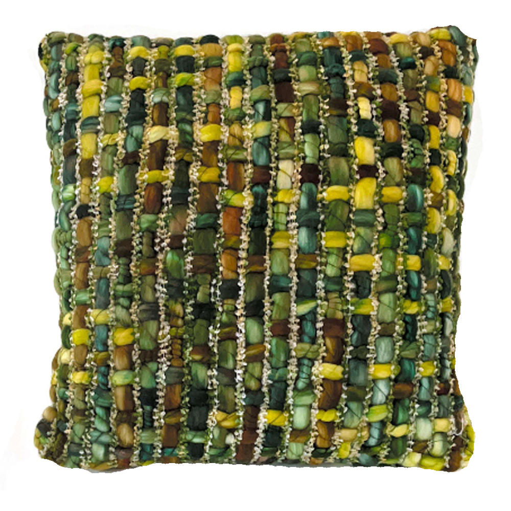 Kussen heavy knit green |