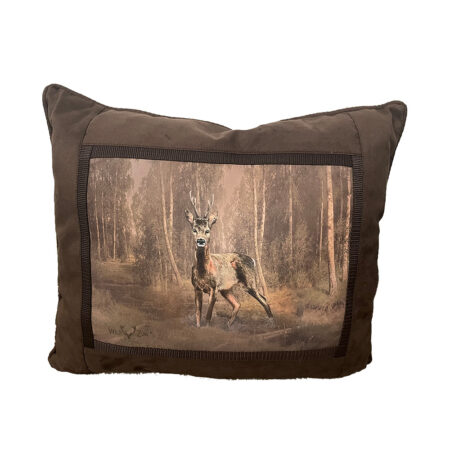 Kussen wild suede look Ree voorkant |