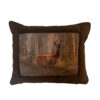 Kussen wild suede look Ree zijkant | Nature Galerie