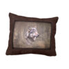 Kussen wild suede look Wolf | Nature Galerie