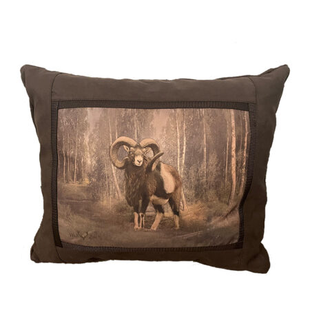 Kussen wild suede look ram | Nature Galerie