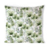 Kussenhoes Jungle bladeren wit 40x40cm |