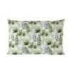 Kussenhoes Jungle bladeren wit 50x30cm |