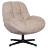 LABEL51 Draaifauteuil Huxley Elite stof - Clay | LABEL51