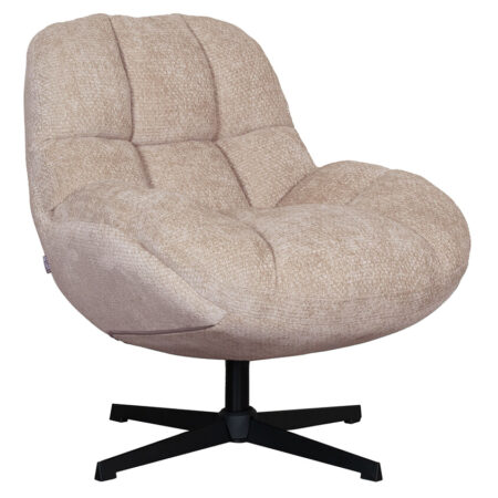 LABEL51 Draaifauteuil Huxley Elite stof - Clay | LABEL51